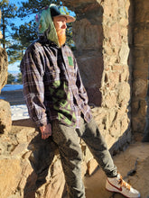 Load image into Gallery viewer, OOAK- 2XL Space High Flannel (Upcycled)