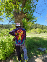 Load image into Gallery viewer, OOAK- Large Tipstion LIGHTWEIGHT Flannel (Upcycled)