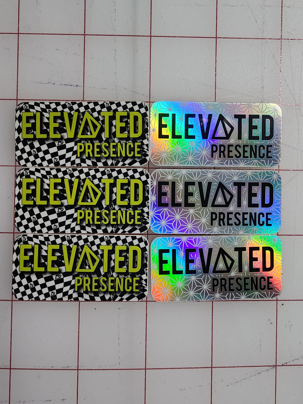 Elevated Presence Logo Sticker Combo