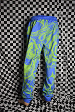 Load image into Gallery viewer, Blue Green Sublimated Joggers (XL)
