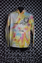 Load image into Gallery viewer, One of a kind Hunter Screen Printed  Yellows Hoodie (Medium)
