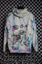 Load image into Gallery viewer, One of a kind Hunter Screen Printed  Blues Hoodie (XL)
