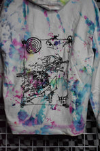 Load image into Gallery viewer, One of a kind Hunter Screen Printed  Blues Hoodie (XL)
