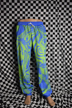 Load image into Gallery viewer, Blue Green Sublimated Joggers (XL)
