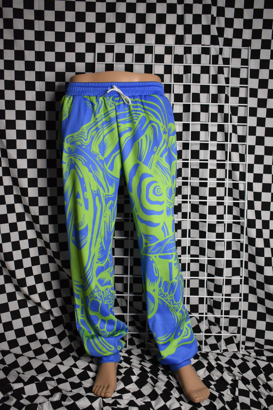 Blue Green Sublimated Joggers (XL)