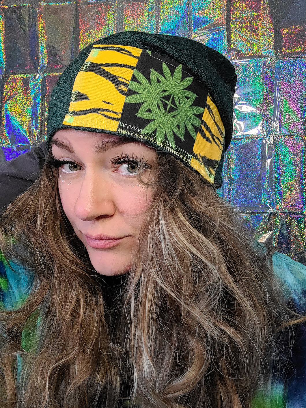 OOAK- Knit High of the Tiger Beanie (No Cuff)