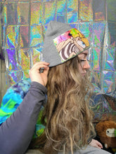 Load image into Gallery viewer, OOAK- Knit Lt Gray Cuff Beanie
