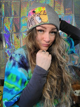 Load image into Gallery viewer, OOAK- Knit Lt Gray Cuff Beanie
