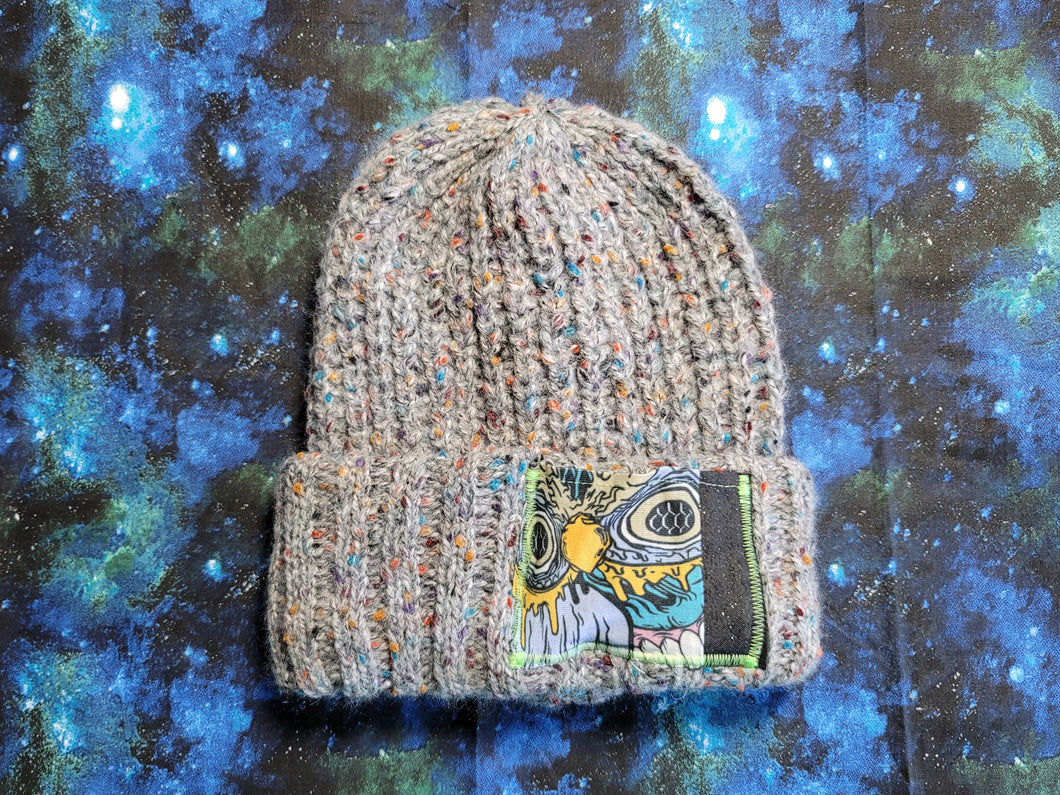 OOAK- Chunky Knit Owl Beanie