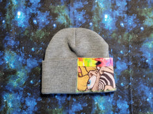 Load image into Gallery viewer, OOAK- Knit Lt Gray Cuff Beanie
