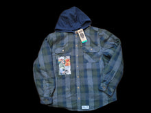 Load image into Gallery viewer, OOAK- XL Trip Dimension Hooded Flannel
