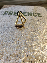 Load image into Gallery viewer, 3D Elevated Presence Pyramid Lapel Pin
