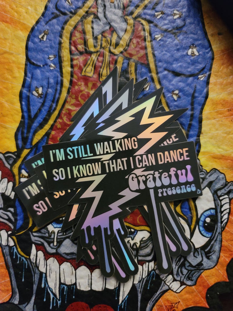 Still Walking Holographic Sticker